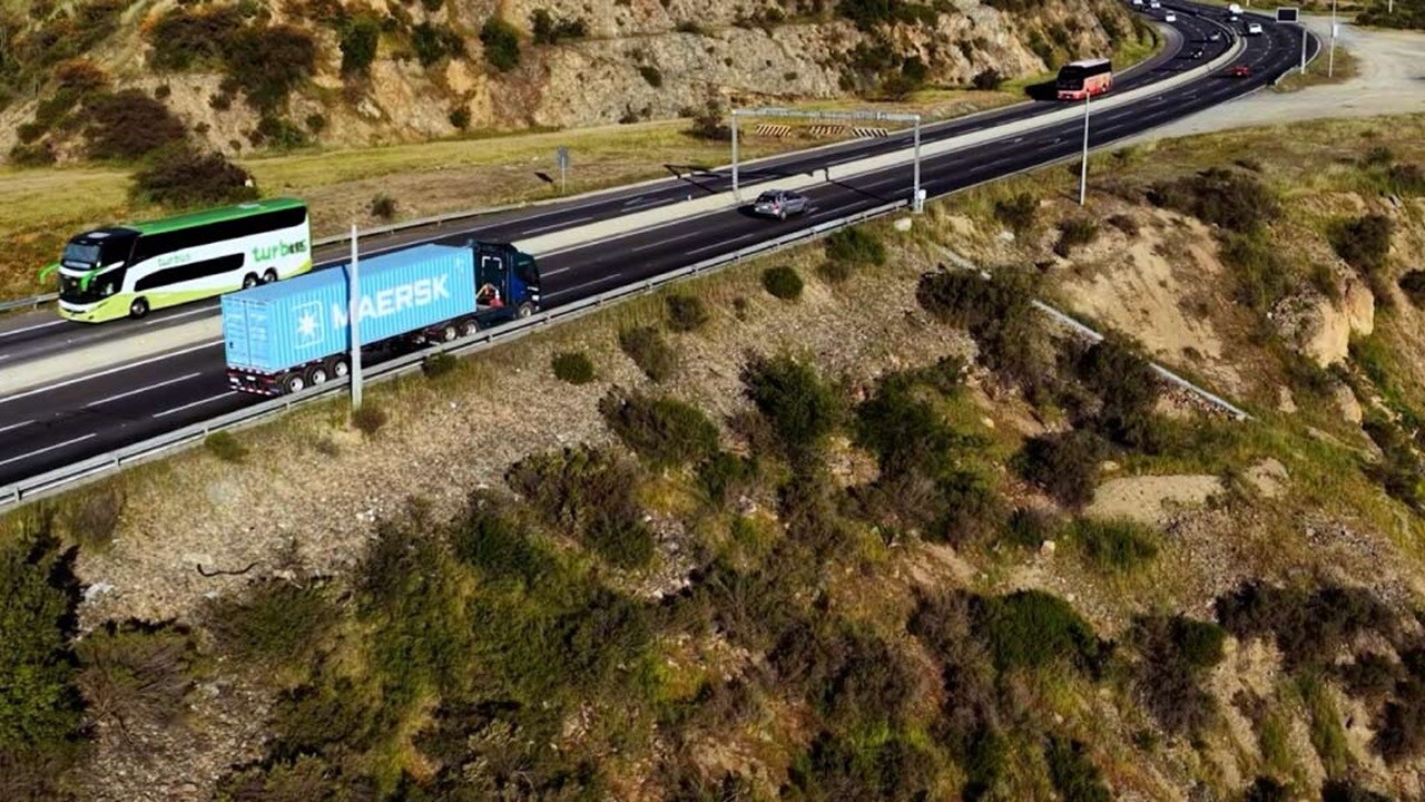 Maersk blue container
