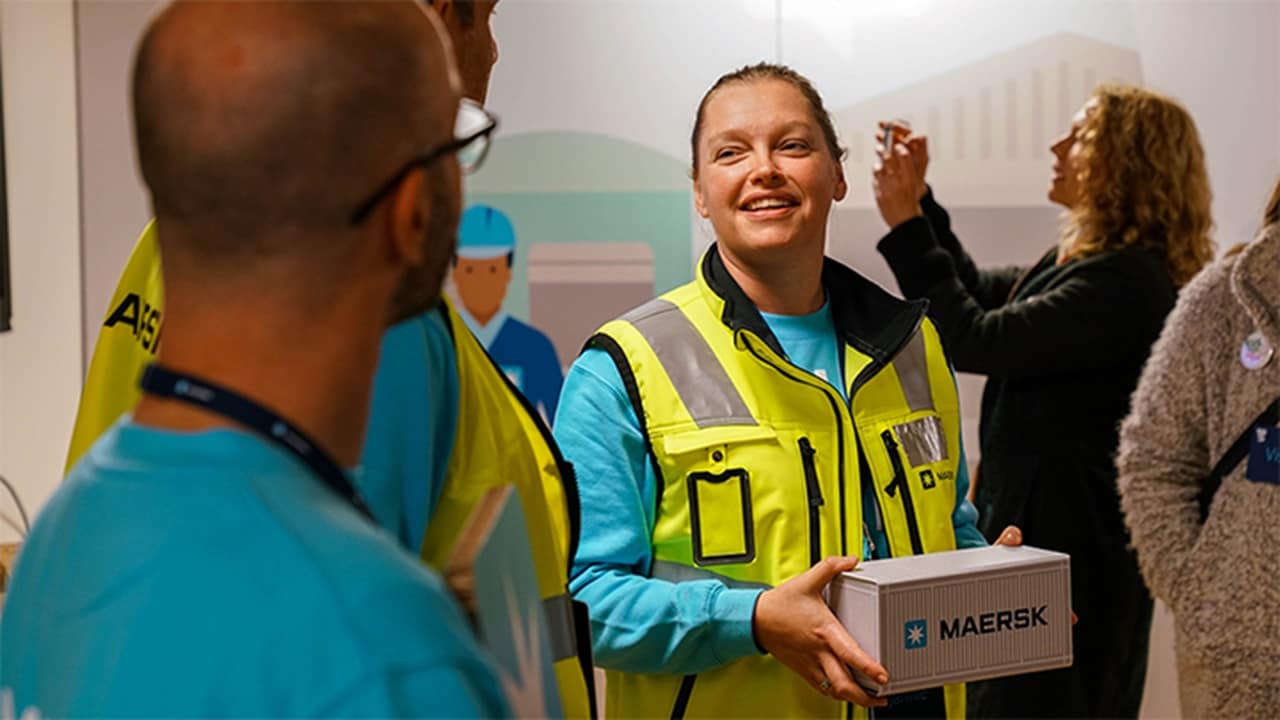 Employees working in warehouse