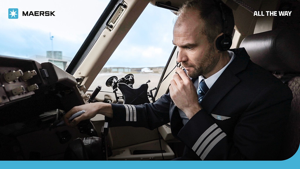 Maersk Air cargo meet the pilot