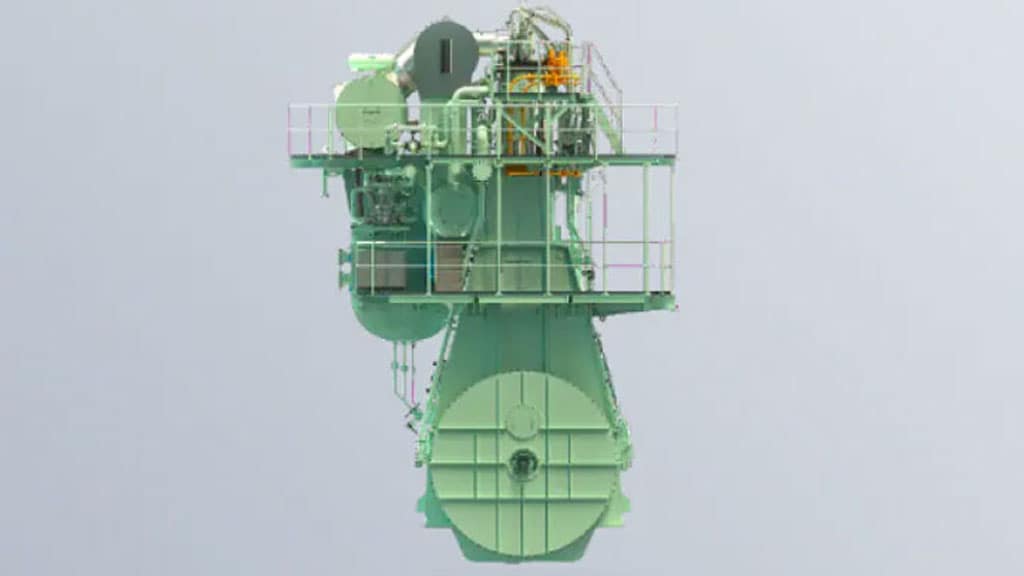 Engine design powered by green methanol.