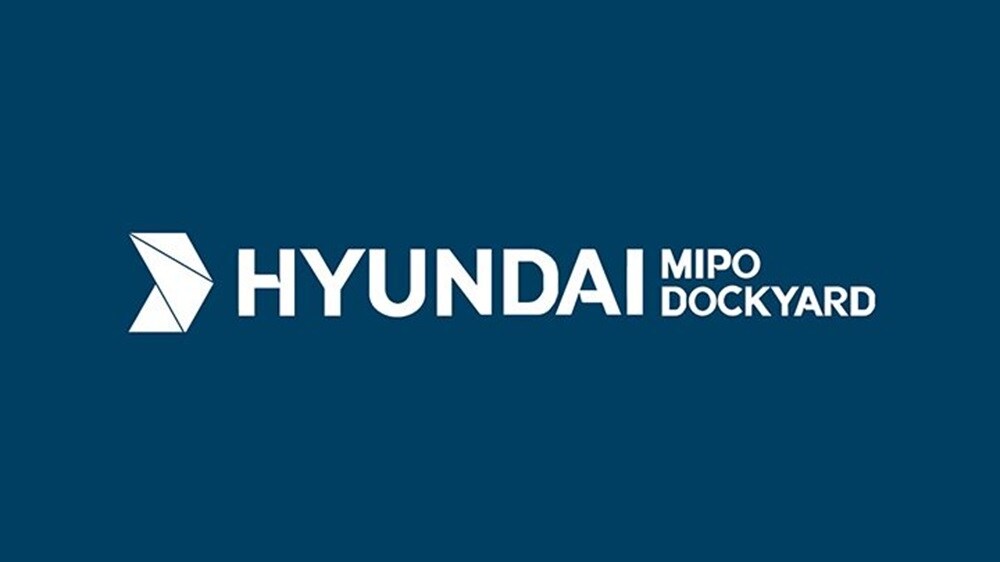 Logo of Hyundai Mipo Dockyard (HMD) company, Partner of Maersk