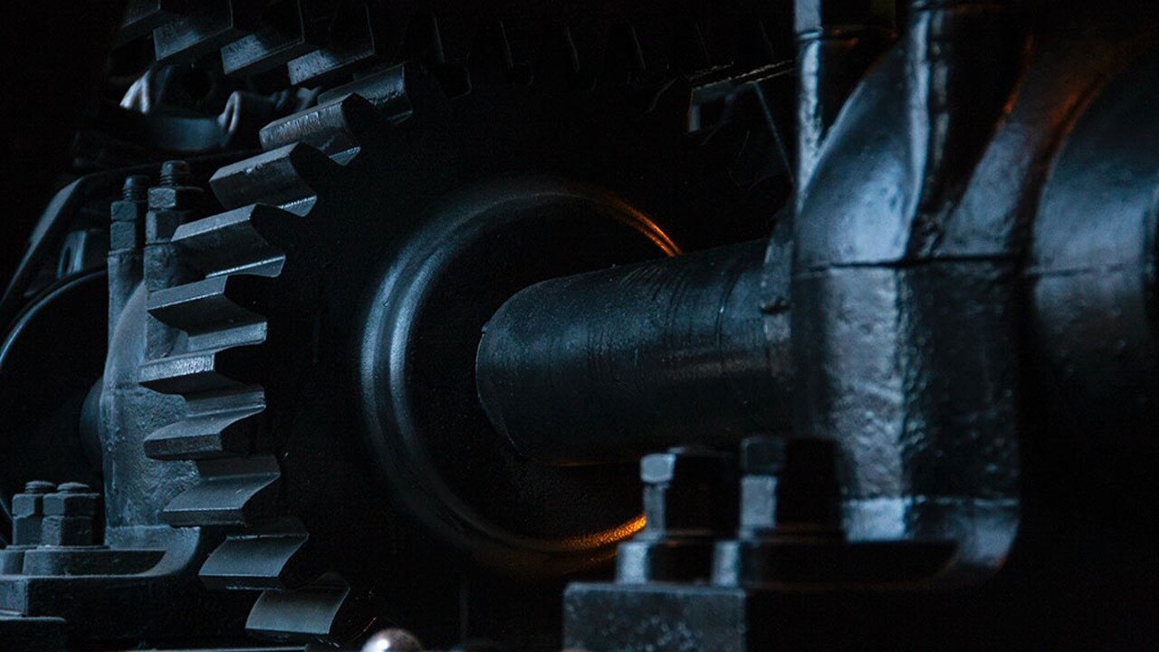 Dark machine to represents the special cargo industry