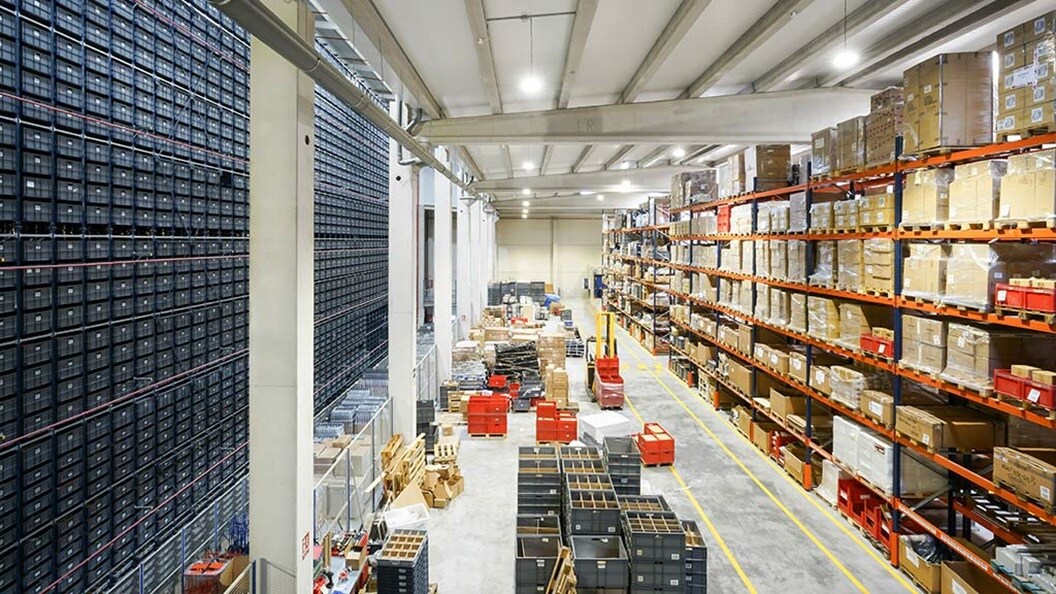 A modern warehouse allowing for flexibility in the supply chain.