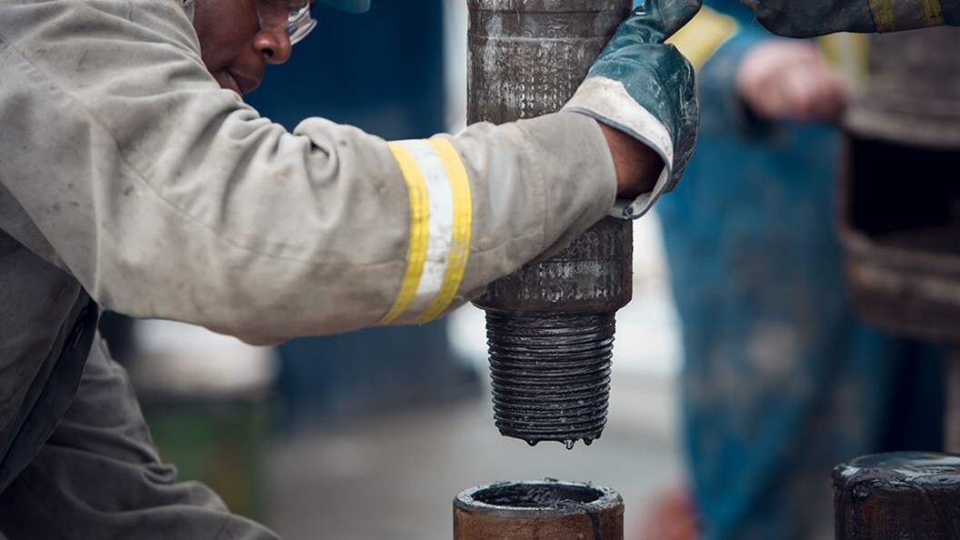 Oil sourced by worker