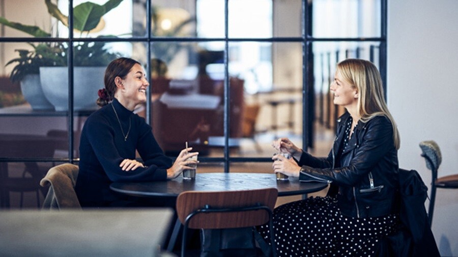 Anne Kousgaard Enevoldsen and Victoria Amalie Annamary Nielsen