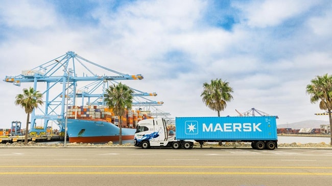 Terminal operations and inland transportation at Pier 400 in Los Angeles