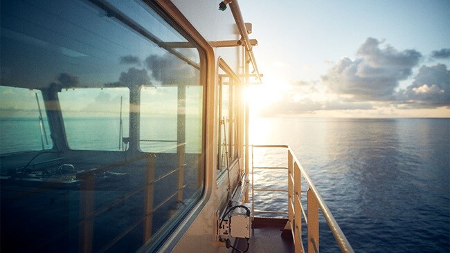 Laura Maersk, world's first container ship powered by a methanol enabled engine