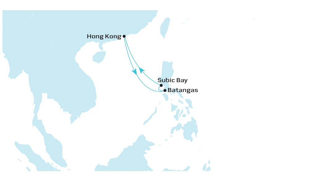 Philippine Feeder 6 map