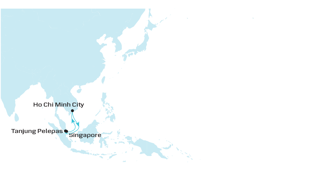South Vietnam Feeder 2 - (SVN2) map