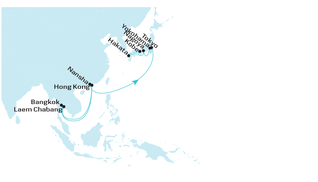 IA2 Northbound map