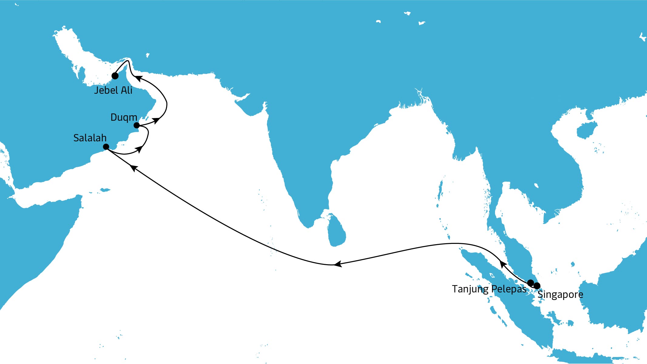 FEW 2 service - Westbound