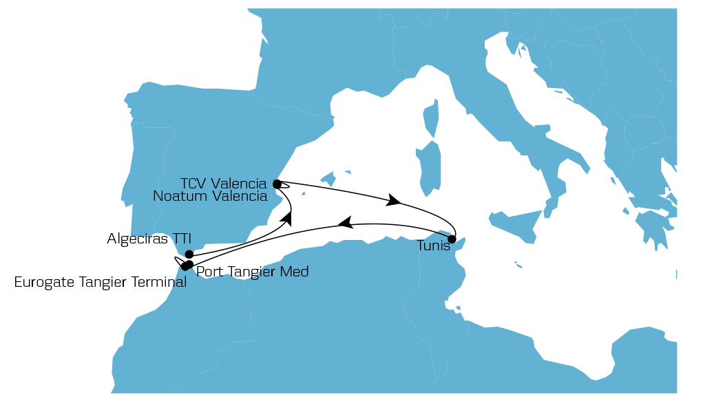 Slt Balearic Sea map