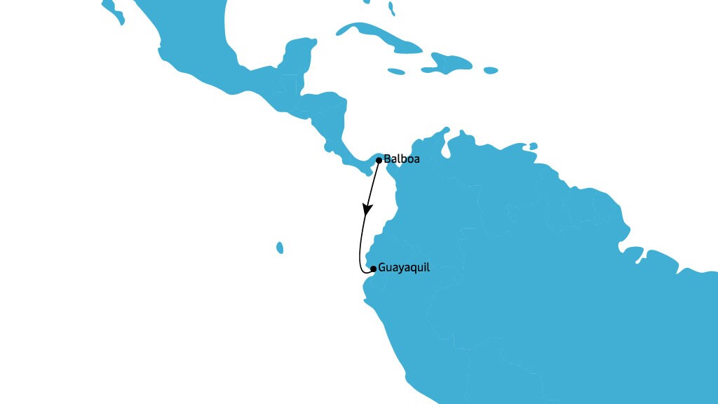 U5D SEALAND GUAYAQUIL FEEDER Southbound