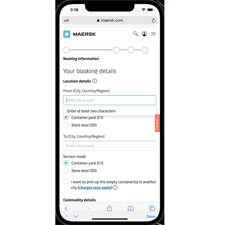 Your Booking details