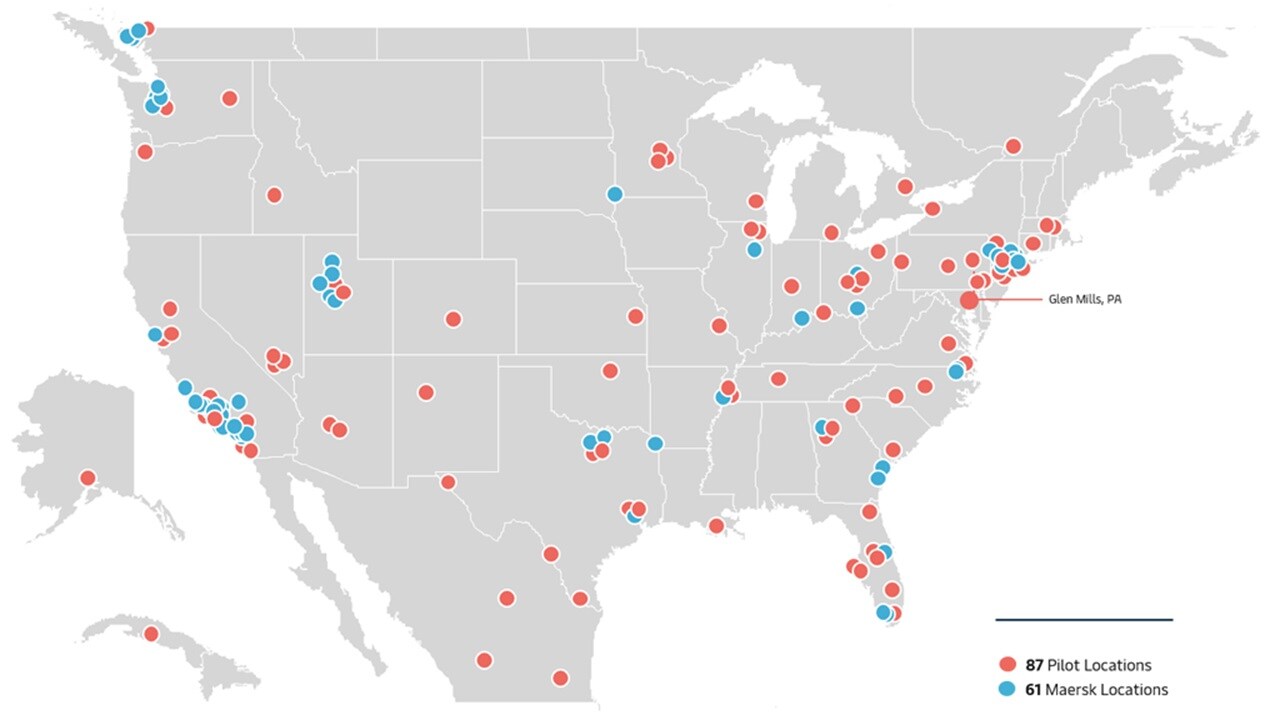 Footprint of Pilot’s network