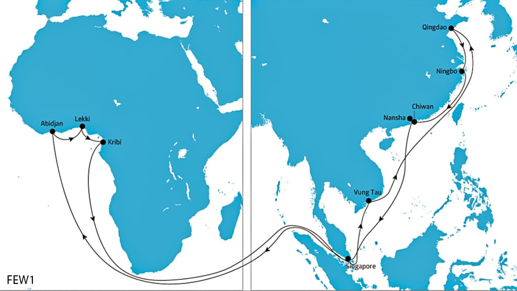 Asia to West Africa Network Update – Q2 2026 | Maersk
