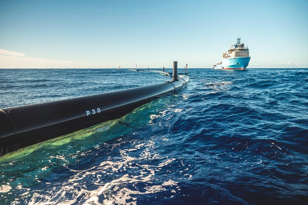 The ocean cleanup maersk operation