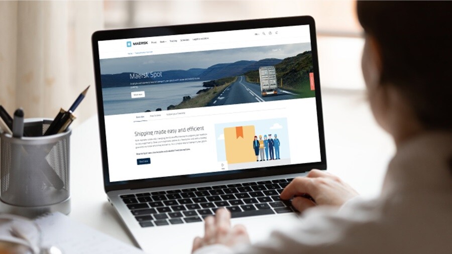 A women working in laptop