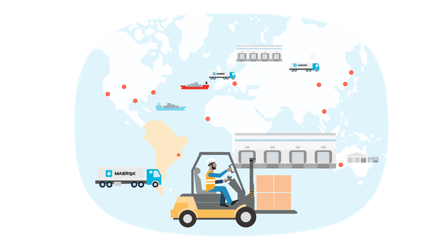 Global reach illustration