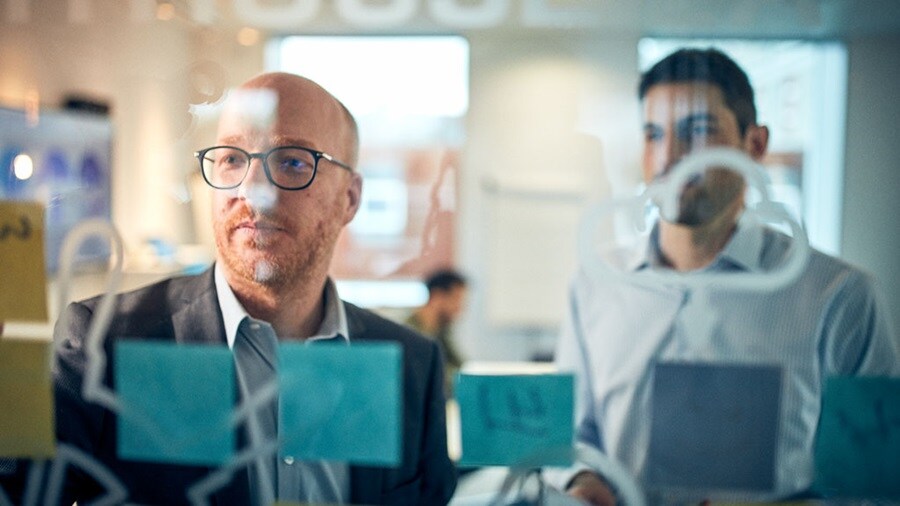 Logistics planners working on contingencies