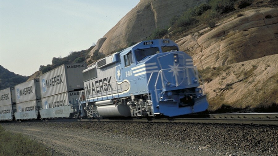 Intercontinental rail route