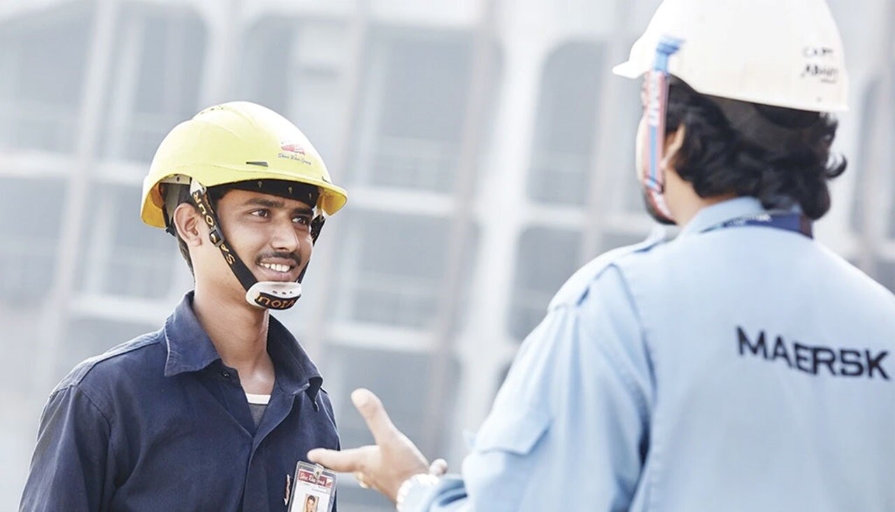 M.D. Arif discusses safety measures with Capt