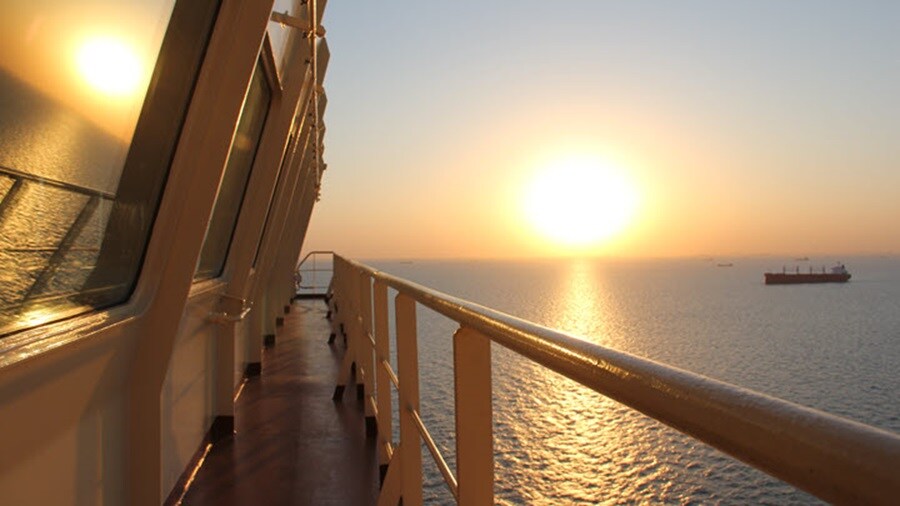 Sunset Maersk vessel
