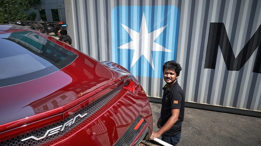 Sri Lanka's first electric super car - Vega 
