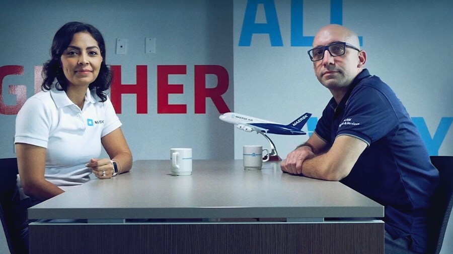 Marina Arana and Eric Dominguez