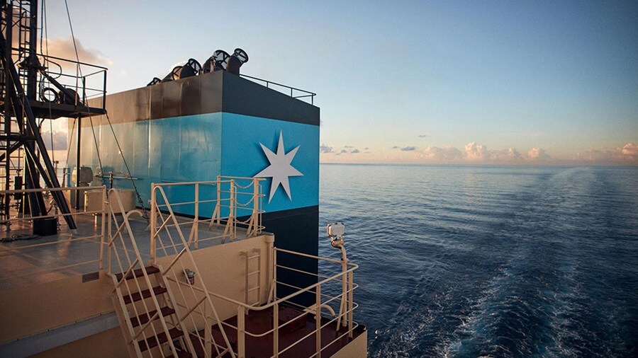 Laura Maersk maiden voyage from Shanghai