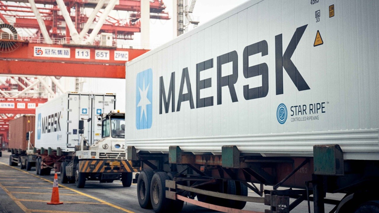 Maersk announces a $1 billion investment in Shanghai port to enhance logistics and shipping capabilities.
