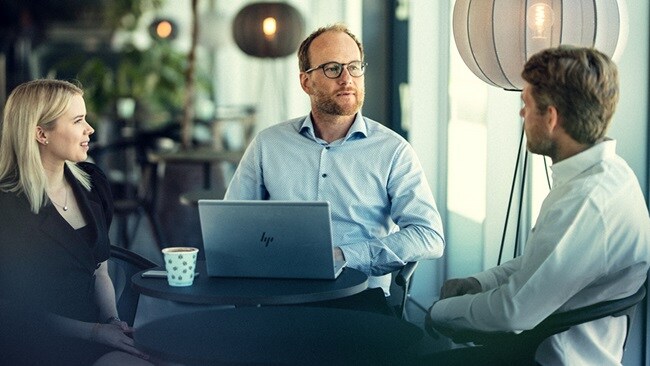 People in office meetings