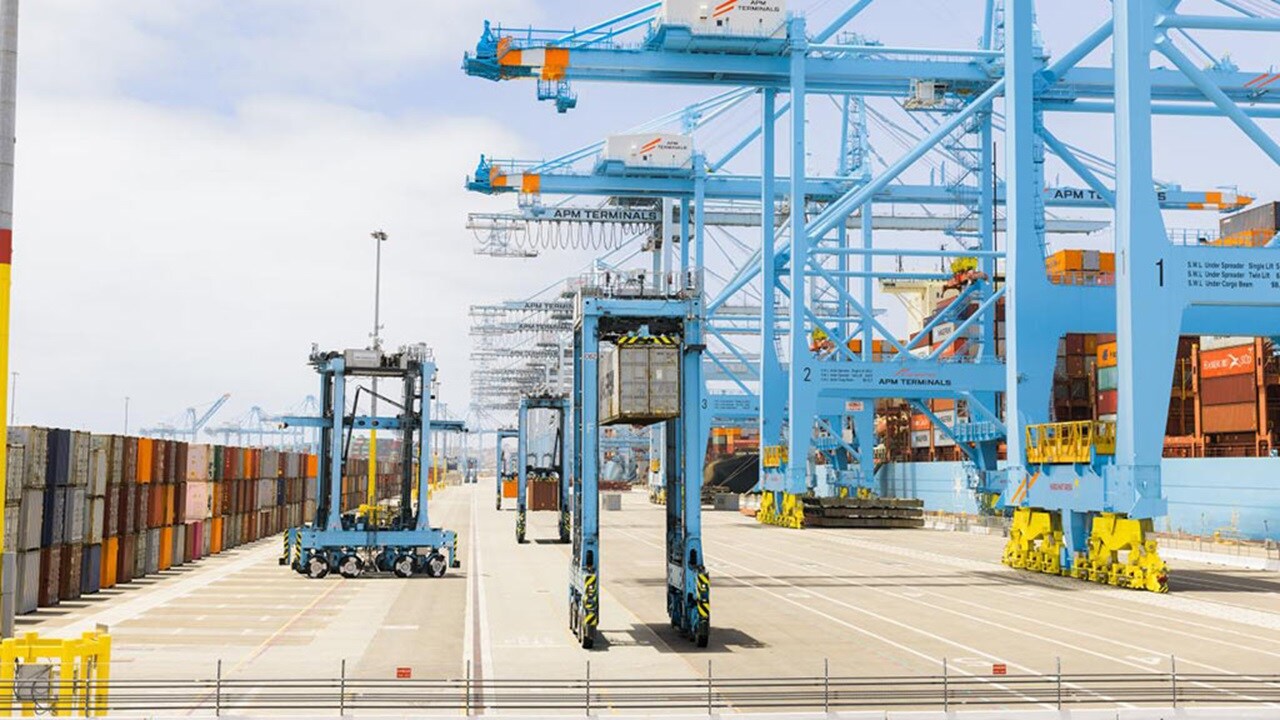 APM Terminals port in operation