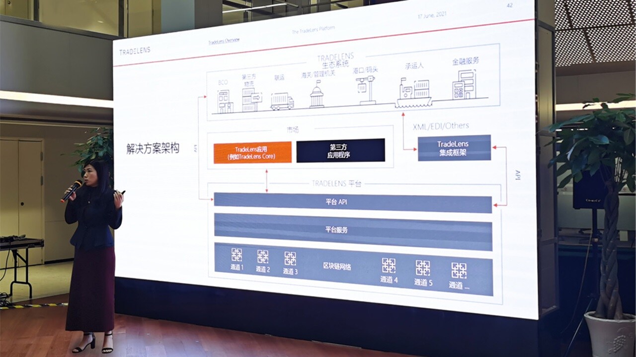 TradeLens Digital Shipping Platform