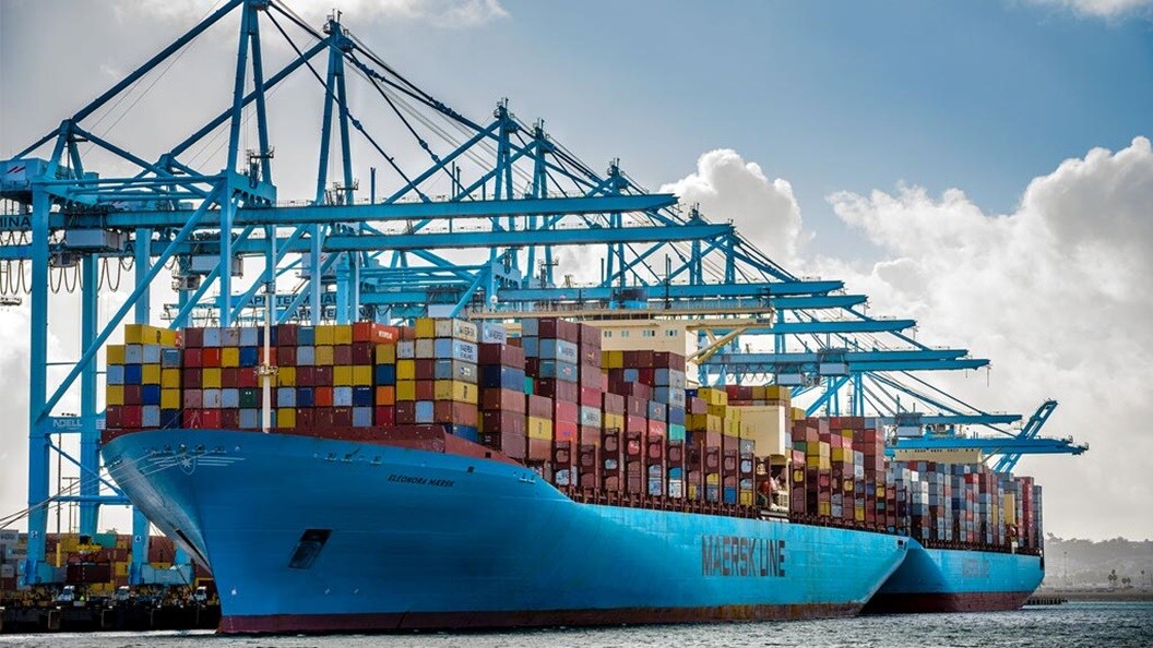 Eleonora Maersk calls APM Terminals Pier 400 Los Angeles