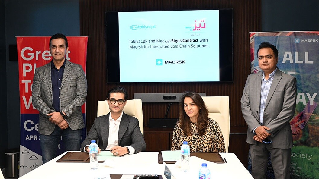 TezMedz and Tabiyat.pk Signs Contract with Maersk for Integrated Cold Chain Solutions
