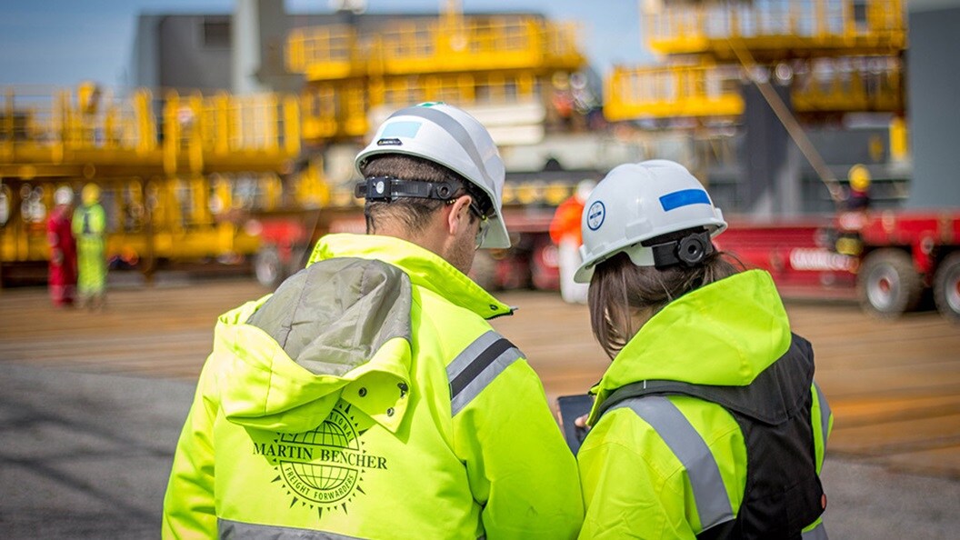 Martin Bencher group on field