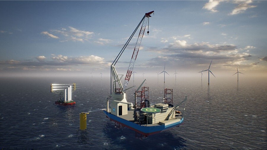 Maersk supply service wind installation
