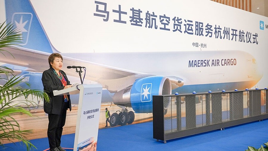 Maersk Air Cargo Inauguration Ceremony at Hangzhou, China