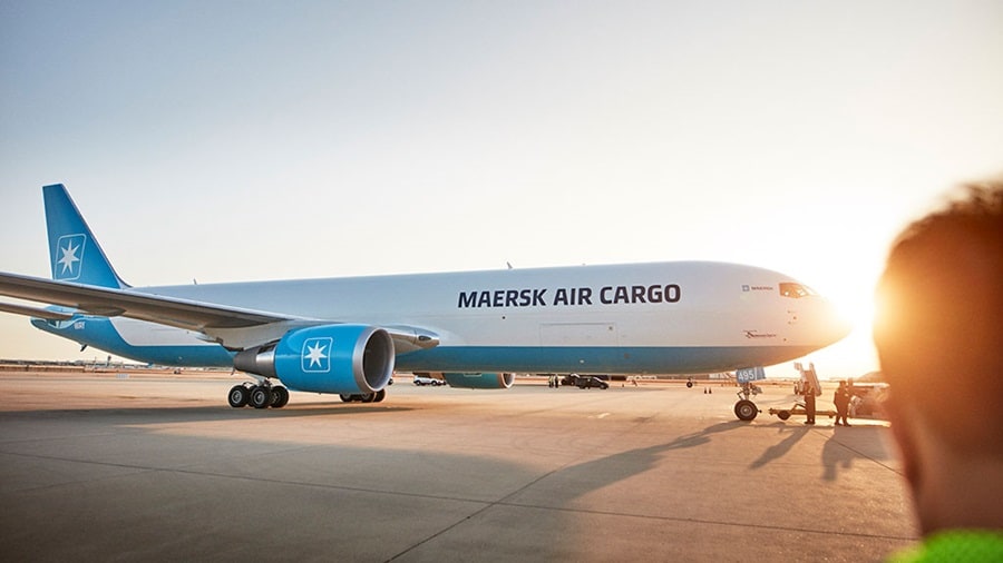 A.P. Moller-Maersk improves cargo flight frequency and commits new freighter to global network.