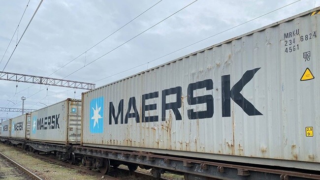 picture of maersk rail transport