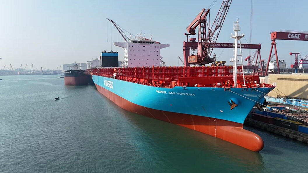 Maersk San Vincent at yard