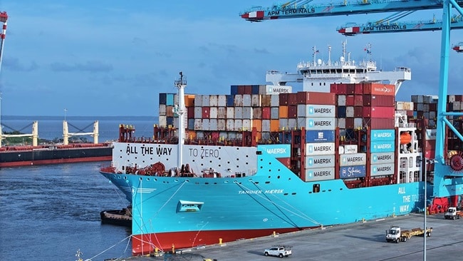 Tangier Maersk at the Port of Mobile
