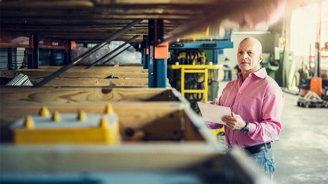 Man at warehouse
